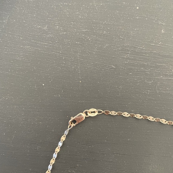 Beautiful 14 KT white gold necklace - Picture 3 of 5